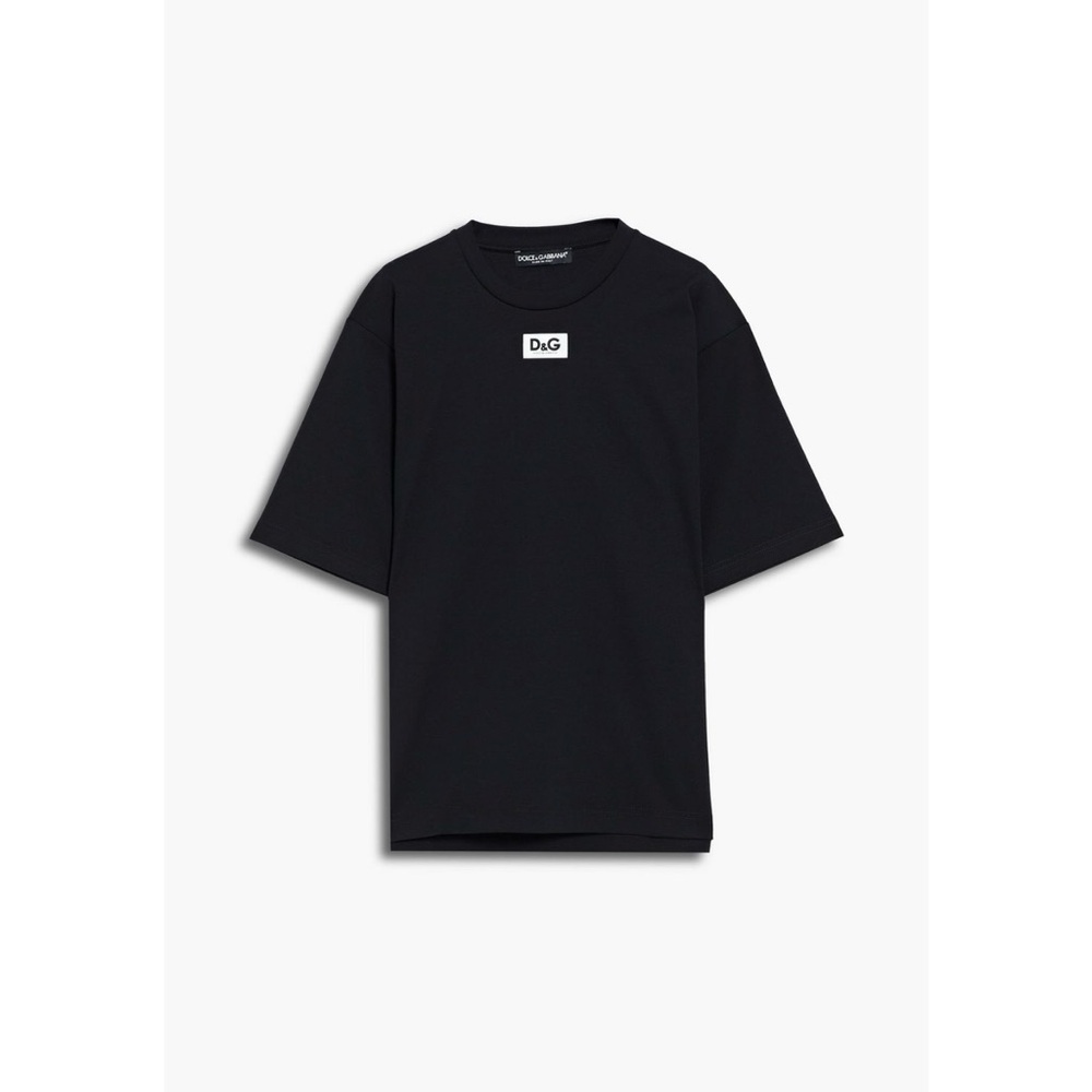 D&G Men's Black Long Sleeve Tee
